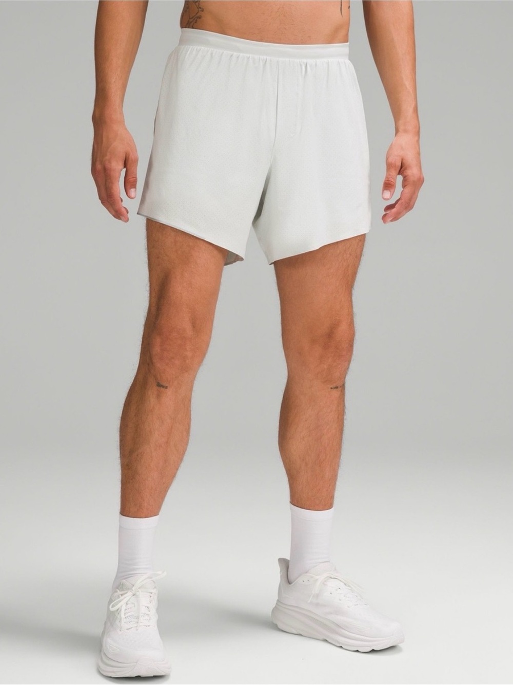 Lululemon Fast and Free 6” Lined Shorts Men’s L White NWT MSRP $88 🤍🏃♂️